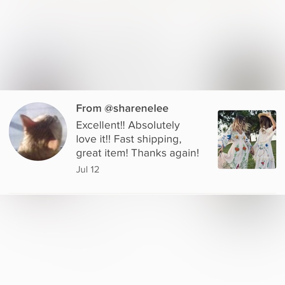 (last 1) 💗Fleurs et oiseaux bohemian button embroidered kimono dress - Picture 5 of 7